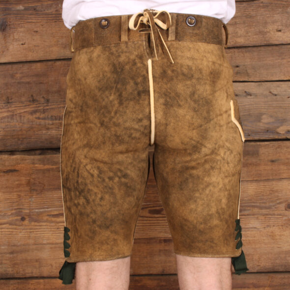 Hirschlederhose Unterrauer in rauschgold – Bild 4