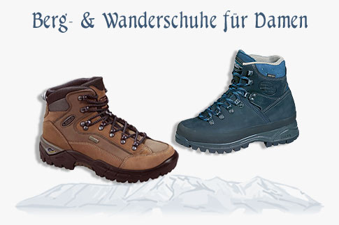 Bergschuhe und Wanderschuhe für Damen