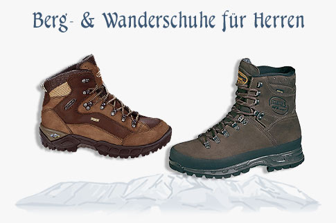Bergschuhe und Wanderschuhe für Herren