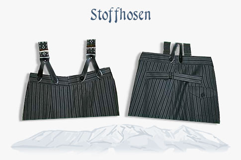 Trachtenhosen, Stoffhosen