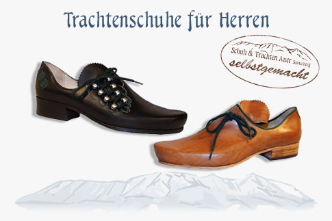 Selbstgemachte Trachtenschuhe für Herren